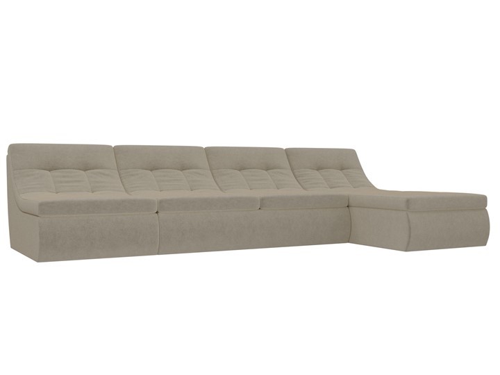 Модульный угловой диван Холидей, Бежевый (микровельвет) в Симферополе - изображение
