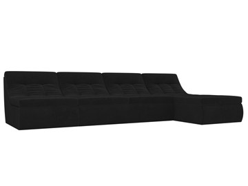 Модульный угловой диван Холидей, Черный (велюр) в Симферополе