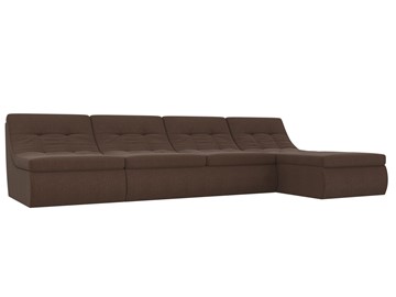 Модульный угловой диван Холидей, Коричневый (рогожка) в Симферополе