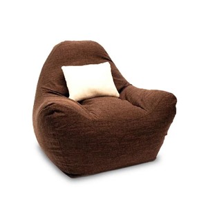 Бескаркасное кресло Эдем, рогожка орион, коричневый в Симферополе
