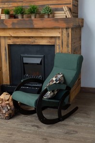 Кресло-качалка в гостиную Корсика, ткань Amigo Green 34-Т-AG в Симферополе - предосмотр 7