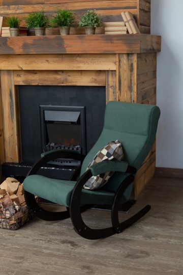 Кресло-качалка в гостиную Корсика, ткань Amigo Green 34-Т-AG в Симферополе - изображение 7