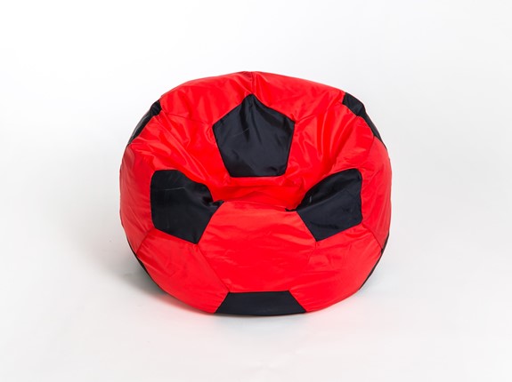 Кресло-мешок Мяч большой, красно-черный в Симферополе - изображение
