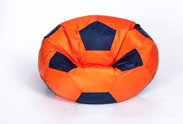 Кресло-мешок Мяч большой, оранжево-черный в Симферополе