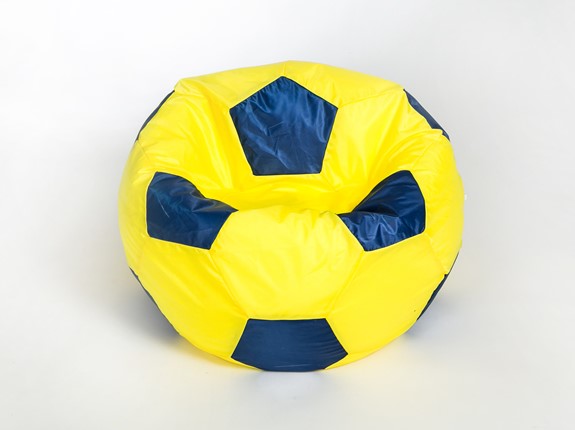 Кресло-мешок Мяч малый, желто-синий в Симферополе - изображение
