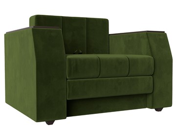 Кресло раскладное Атлантида, Зеленый (Микровельвет) в Симферополе