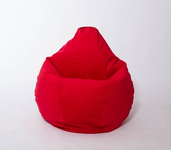 Кресло-мешок Груша большое, велюр однотон, красное в Симферополе - предосмотр 2