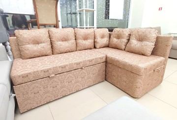 Кухонный угловой диван Яшма 1 ДУ Весь в ткани Жаккард AFINA 06 в Симферополе