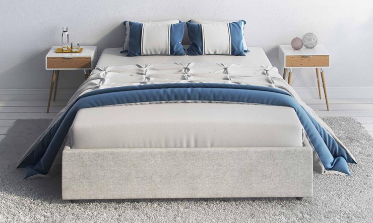 Кровать 2-спальная Scandinavia 200х200 с основанием в Симферополе - изображение 1