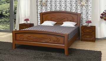 Спальная кровать Карина-16 (Орех) 90х200 в Симферополе