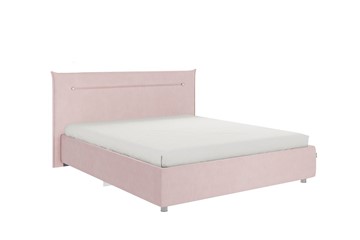 Кровать 2-спальная Альба 1.6, нежно-розовый (велюр) в Симферополе
