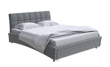 Двуспальная кровать Corso-1L 200x200, Велюр (Gratta 4 Серый космос) в Симферополе
