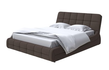 Кровать спальная Corso-6 200х200, Рогожка (Savana Chocolate) в Симферополе