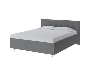 Кровать двуспальная Diamo 200х200, Рогожка (Savana Grey (серый)) в Симферополе