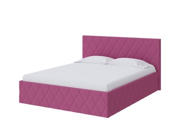 Кровать спальная Fresco 140х200, Рогожка (Savana Berry (фиолетовый)) в Симферополе