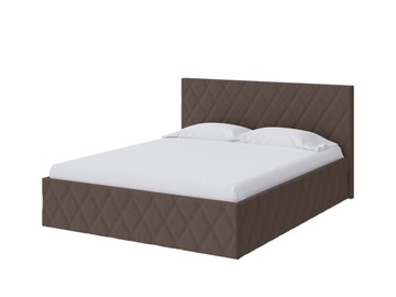 Спальная кровать Fresco 160х200, Рогожка (Savana Chocolate (шоколад)) в Симферополе