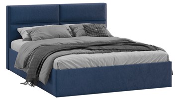 Спальная кровать Глосс Тип 1 (Микровелюр Wellmart Blue) в Симферополе