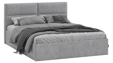 Спальная кровать Глосс Тип 1 (Микровелюр Wellmart Silver) в Симферополе