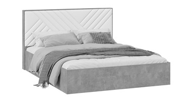 Кровать Хилтон Тип 1 (Ателье светлый/Белый) в Симферополе