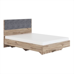 Спальная кровать Николь (мод.1.3) 1,6 серый текстиль, с ортопедическим основанием в Симферополе