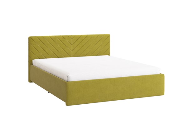 Двуспальная кровать Сандра 2 1.6, янтарь (велюр) в Симферополе - изображение