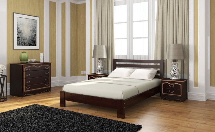 Кровать двуспальная Вероника (Белый Античный) 160х200 в Симферополе - изображение 4
