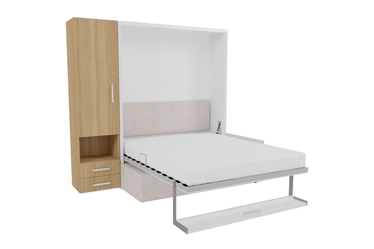 Кровать-трансформер Smart (ШЛ+К 1400), шкаф левый в Симферополе - изображение 1