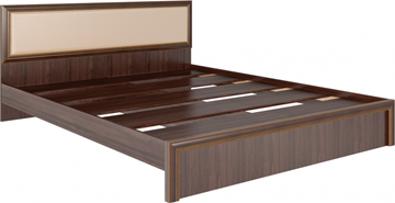 Кровать в спальню Беатрис М09 с мягким изголовьем (Орех Гепланкт) в Симферополе