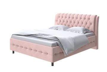 Кровать 1,5-спальная Como (Veda) 4 140х200, Велюр (Ultra Розовый мусс) в Симферополе