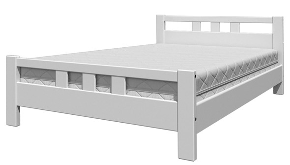 Кровать Вероника-2 (Белый Античный) 140х200 в Симферополе - изображение