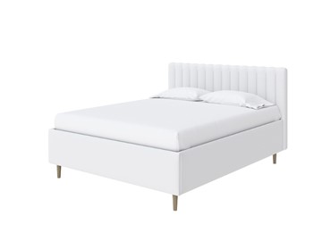 Кровать с бельевым ящиком Madison Lite 160x200, Экокожа (Белый) в Симферополе
