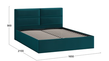 Кровать с механизмом 2-спальная Глосс Тип 1 (Велюр Confetti Izumrud) в Симферополе - предосмотр 1