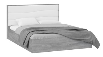 Кровать с механизмом двуспальная Миранда тип 1 (Дуб Гамильтон/Белый глянец) в Симферополе - предосмотр