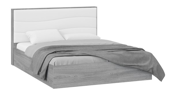 Кровать с механизмом двуспальная Миранда тип 1 (Дуб Гамильтон/Белый глянец) в Симферополе - изображение