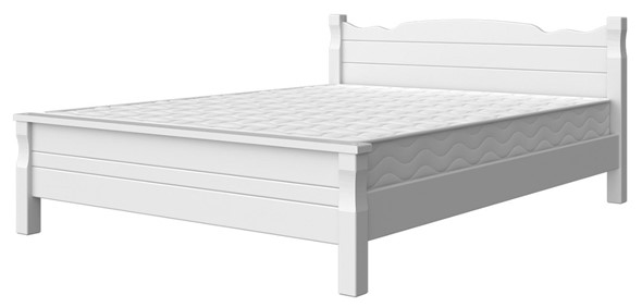 Кровать 2-спальная Мюнхен-4 (Белый античный) 160х200 в Симферополе - изображение