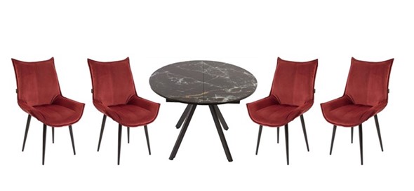 Обеденный набор стол Олимп, 4 стула Осло в Симферополе - изображение