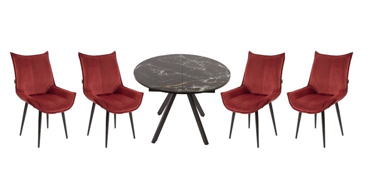 Обеденный набор стол Олимп, 4 стула Осло в Симферополе - изображение