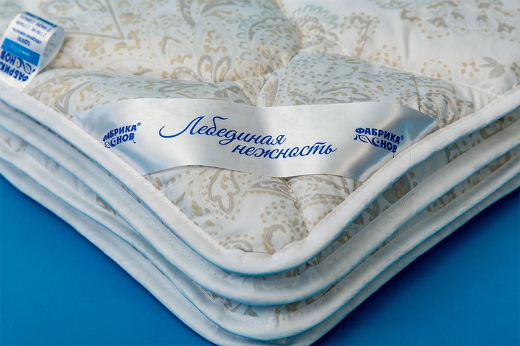 Одеяло всесезонное полутороспальное Лебединая нежность в Симферополе - изображение 1