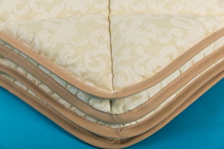 Одеяло всесезонное полутороспальное Шерсть & Хлопок в Симферополе - изображение 1