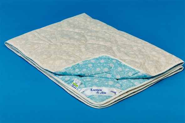 Одеяло легкое двуспальное Хлопок &  Лен в Симферополе - изображение
