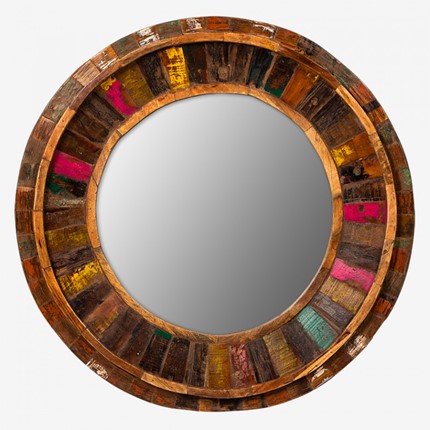 Навесное зеркало Маниша круглое в Симферополе - изображение