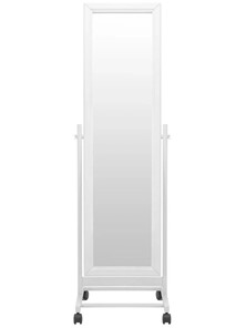 Зеркало напольное BeautyStyle 27 (135х42,5см) Белое в Симферополе - предосмотр 1