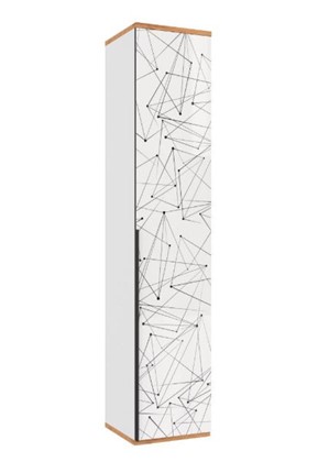 Шкаф одностворчатый Урбан 528.040, белый в Симферополе - изображение