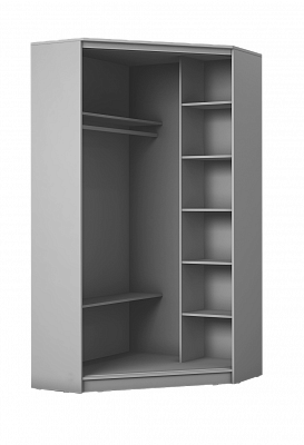 Шкаф угловой Хит-У-24-4-77-29, Панда, Белый в Симферополе - изображение 1