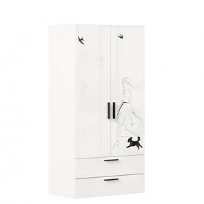 Шкаф комбинированный Джоли ЛД 535.040, Серый шелк в Симферополе