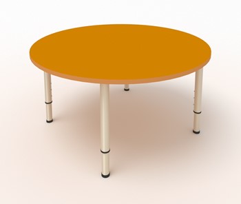 Детский стол круглый МДФ Оранжевый в Симферополе