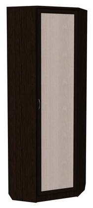 Распашной шкаф 402 угловой со штангой, цвет Венге в Симферополе - изображение