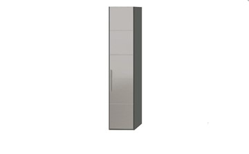 Шкаф Наоми с зеркальной дверью правый, цвет Фон серый, Джут  СМ-208.07.02 R в Симферополе