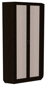 Распашной шкаф 401 угловой со штангой, цвет Венге в Симферополе - предосмотр