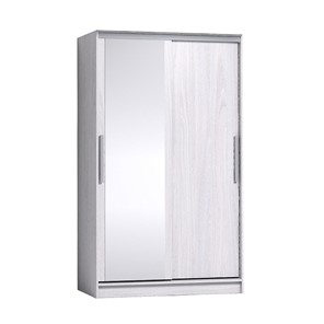Шкаф 2-х дверный Strike 1200 Зеркало/ЛДСП (Ясень анкор светлый) в Симферополе